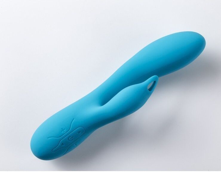 Virgite VIBROMASSEUR RECHARGEABLE V2 BLEU STIMULATEUR CLITORIS