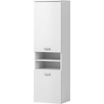 Hochschrank SCHILDMEYER "Mona, Hochschrank, melaminharzbeschichtet,Made in Germany, B: 40 cm", weiß (mattweiß), B:40,3cm H:138,3cm T:32cm, FSC-zertifizierter Holzwerkstoff, Schränke, Hochschrank, Solide Verarbeitung - Dieses Produkt ist in...