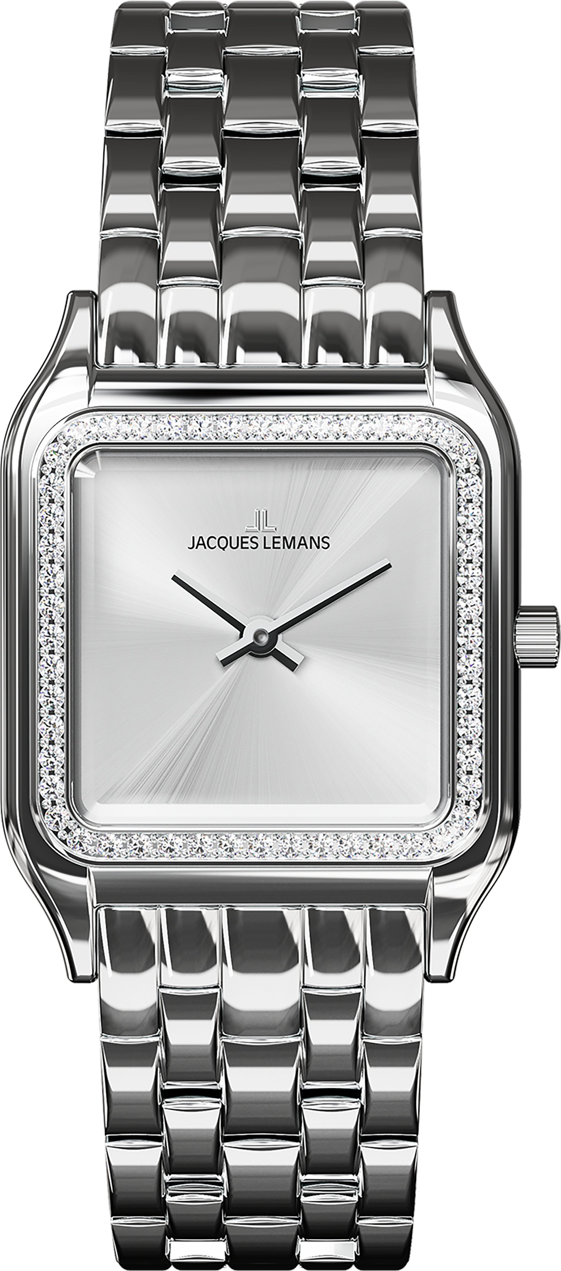 Quarzuhr JACQUES LEMANS "Antwerpen", silber (silberfarben, silberfarben, silberfarben), Armbanduhren, Damen, silberfarben, Quarzuhr, Armbanduhr, Damenuhr, Edelstahlarmband, analog