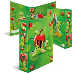 HERMA 19272 Kindergarten-Motivordner "Fritz der Wurm" DIN A4(P)