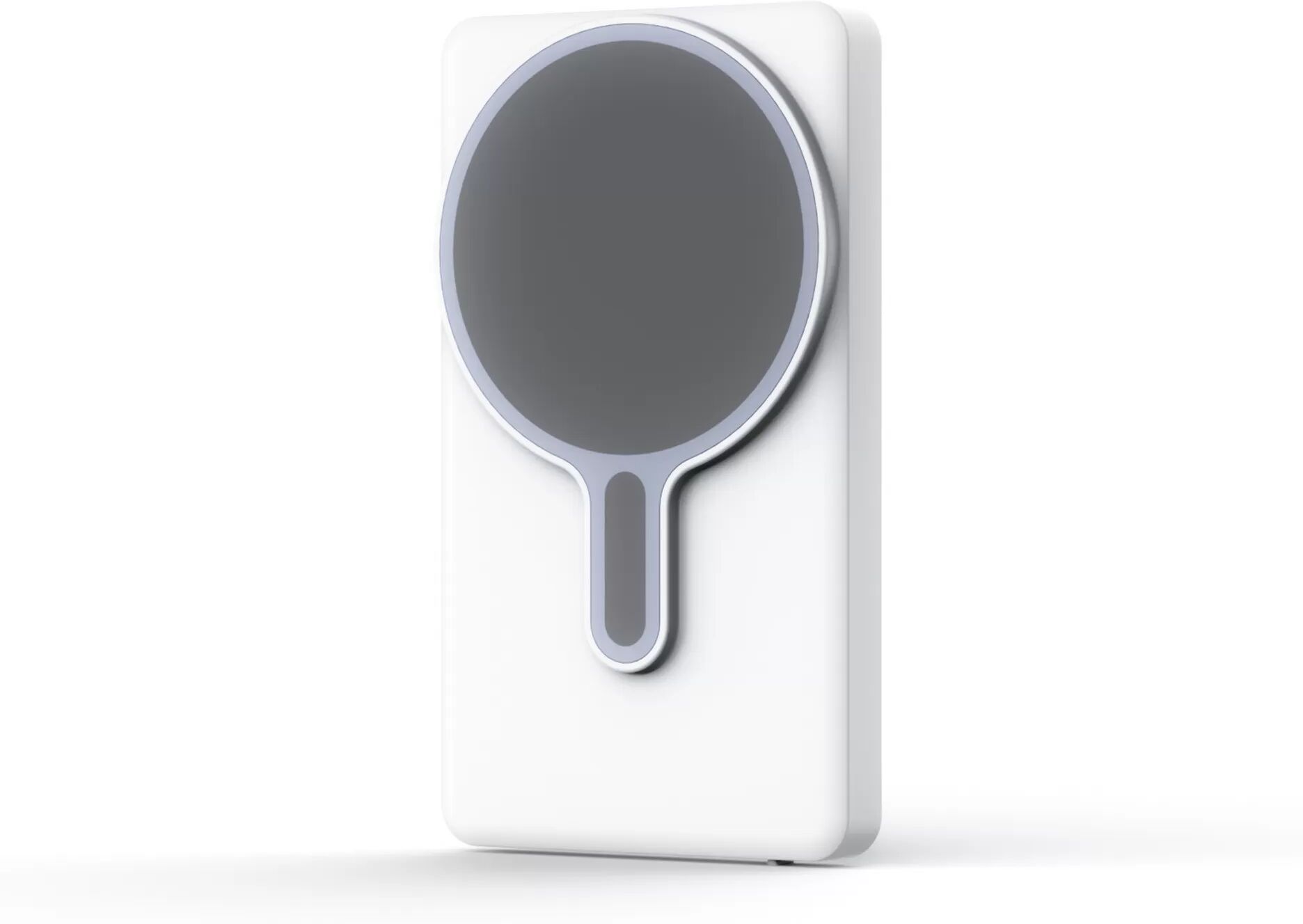 INF Dispositif de mise en miroir d'écran de téléphone blanc - Selfie/diffusion en direct magnétique sans fil