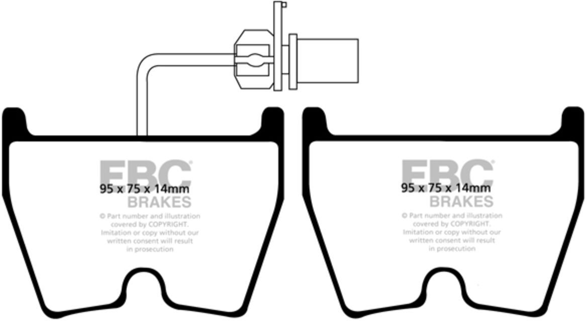Bremsbelagsatz EBC BRAKES DP81513RP1
