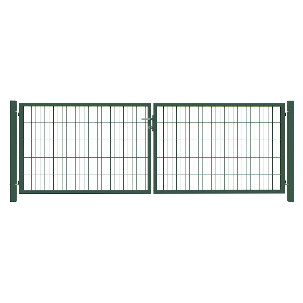 TETZNERJENT BASIC Doppeltor grün 3000x1000mm m.Pfosten+Beschl. 16971144