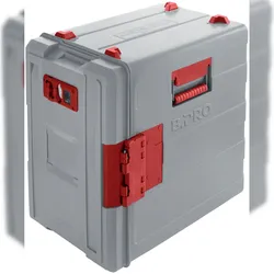 B.PRO BPT 620 KBRUH rot, B.PROTHERM, Speisentransportbehälter aus Kunststoff, umluftbeheizt