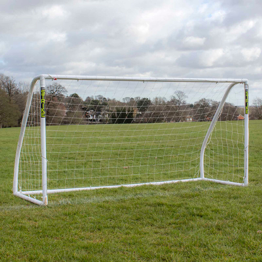 Freeport Park Don Plastic Football Net White 120cm H x 240cm W x 90cm D