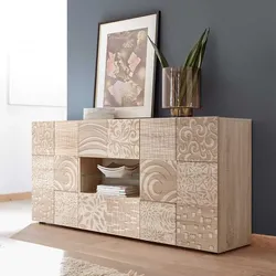 Design Sideboard in Sonoma Eiche Siebdruck