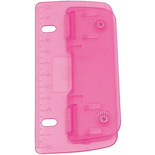 WEDO Taschenlocher Stanzleistung: 3 Blatt, ICE pink