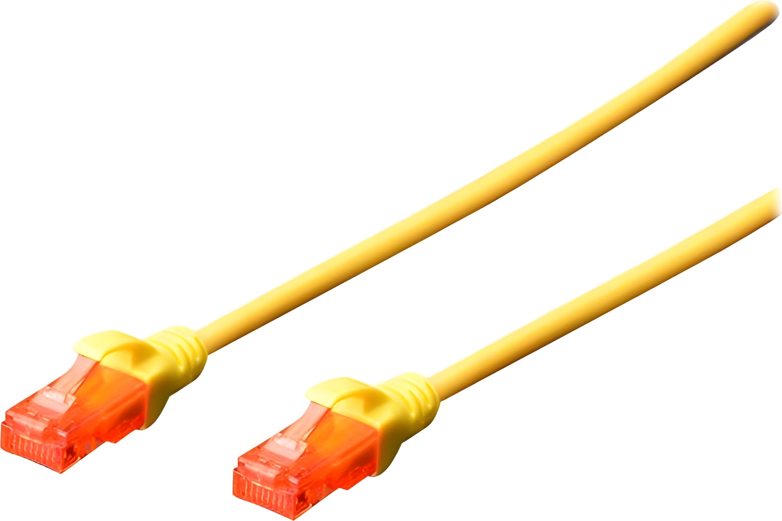 DIGITUS Patchkabel RJ45 U-UTP Cat6 2,00m geel - LSZH