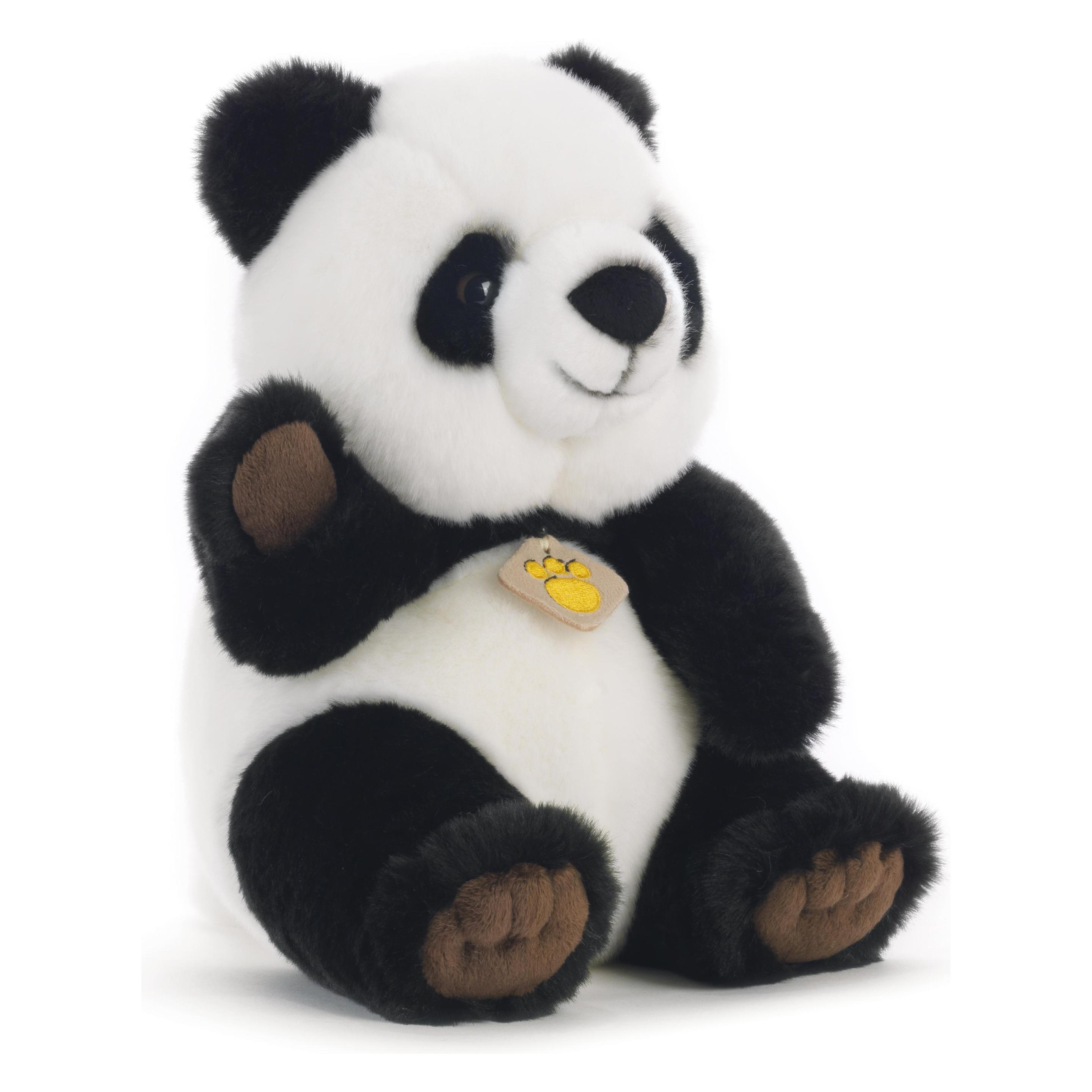 Plush Puzzle Panda Seduto Arakhy - Altezza 25 cm. (25 cm) (44767187)