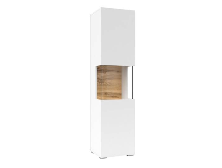 Vitrine 1 Porte Glora Blanc