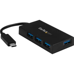 ST HB30C4AFS - USB 3.0, 4 Port USB-C Hub, 4x USB-A, schwarz