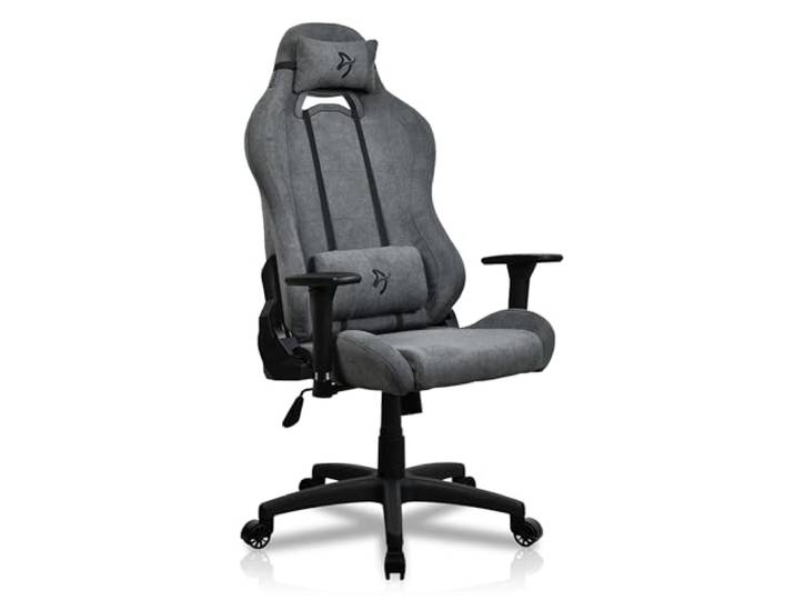 Arozzi Torretta Gaming Stuhl Soft Fabric Aschgrau