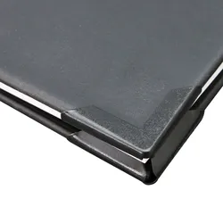 100 Buchecken, PS 30, Schenkellänge 30 mm, schwarz, 100 Stück, Metall