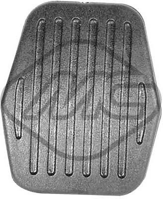 Metalcaucho Pedalbelag, Kupplungspedal 41828 Für Ford