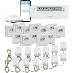 HMIP HAP2-FBHZ12 - Starter Set smarte Fußbodenheizung für 12 Räume