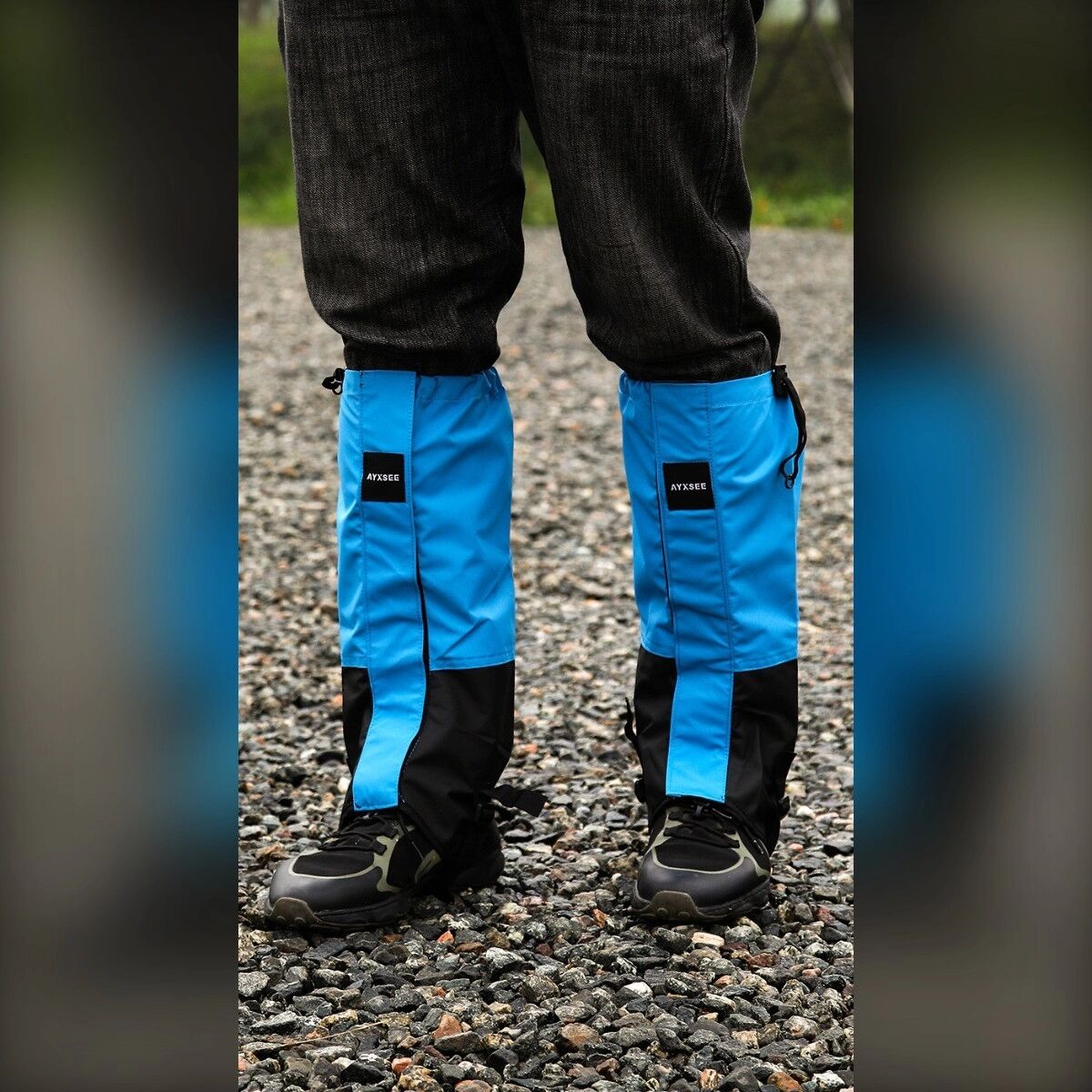 INF Wasserdichte Outdoor Schneegamaschen zum Wandern – Atmungsaktiv 100% Polyester, verstellbarer Riemen, versiegelte Nähte,