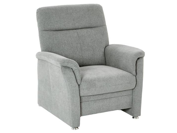 Beldomo Comfort Sessel ZARA, silber, Stoff