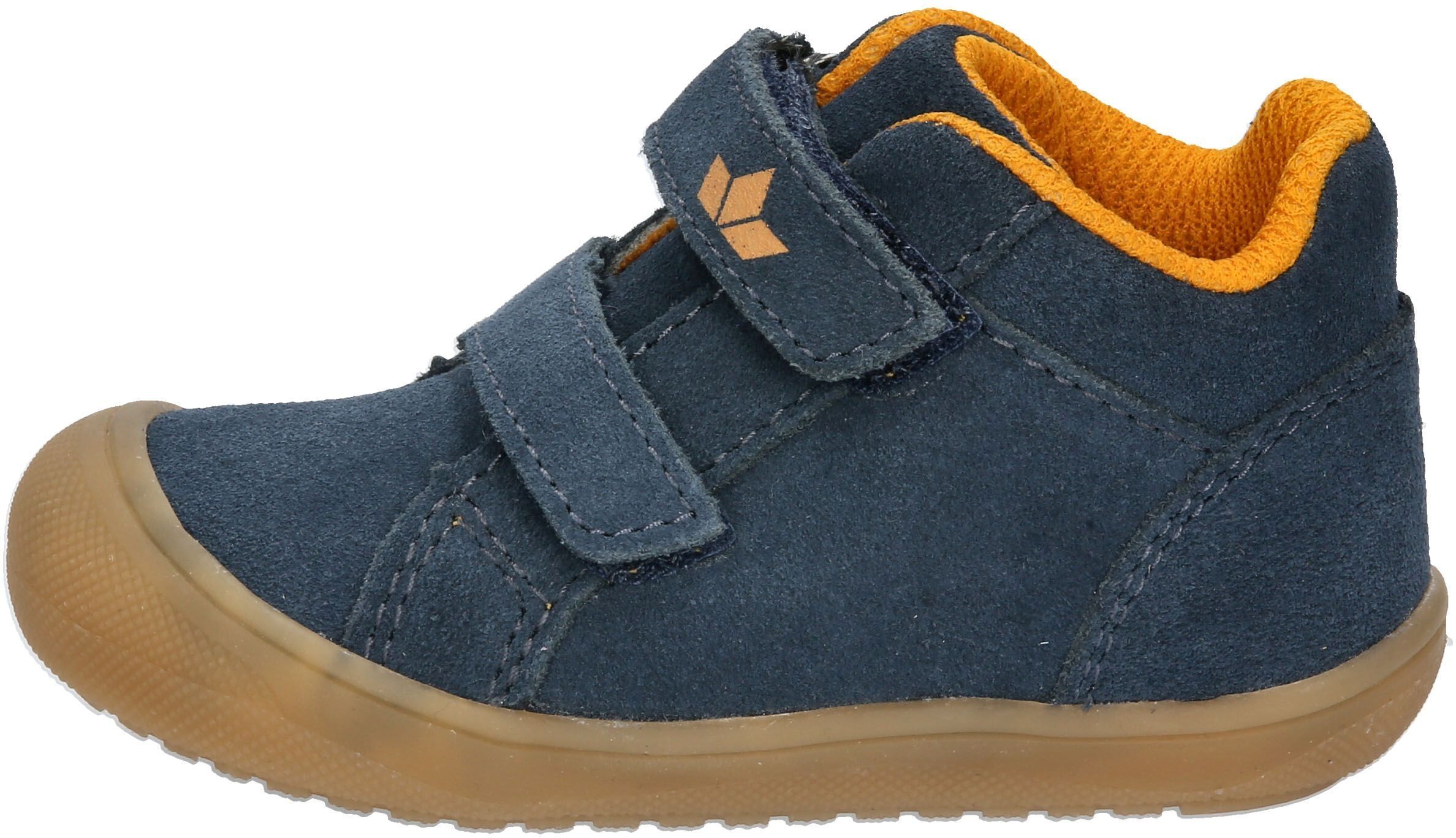 Lauflernschuh LICO "Lauflernschuh Kalani", Jungen, Gr. 20, Textil, blau, Veloursleder, Schuhe Lauflernschuh blau 20, Textil