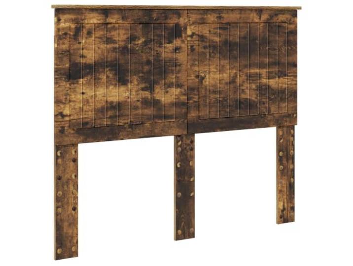Kopfteil Eiche Rauchgrau aus technischem Holz, modernes Design, 138 x 7 x Eichenholz-Finish, robustes Material, moderner Stil, einfache Reinigung, Montage mit Anleitung (evtl. nicht in deutscher