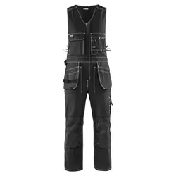 Kombi-Latzhose "2650" 100% Baumwolle - C56 - schwarz