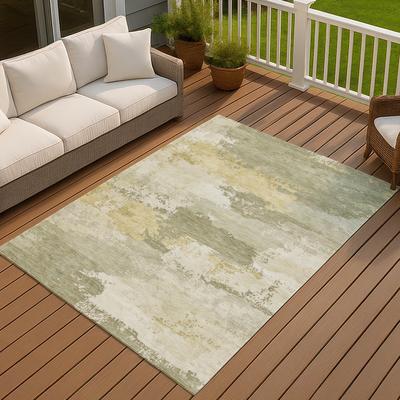 Addison Rugs Machine Washable Indoor/ Outdoor Modern Layers Chantille Rug