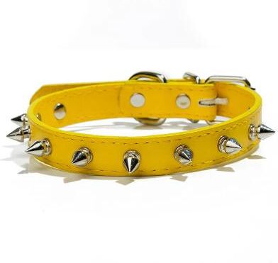 Uplift Treasures Leather Spiked Pet Collar Necklace 9 11.81 0.59 In