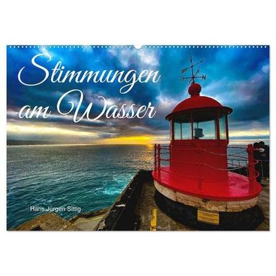 Stimmungen am Wasser (Wandkalender 2027 DIN A2 quer), CALVENDO Monatskalender