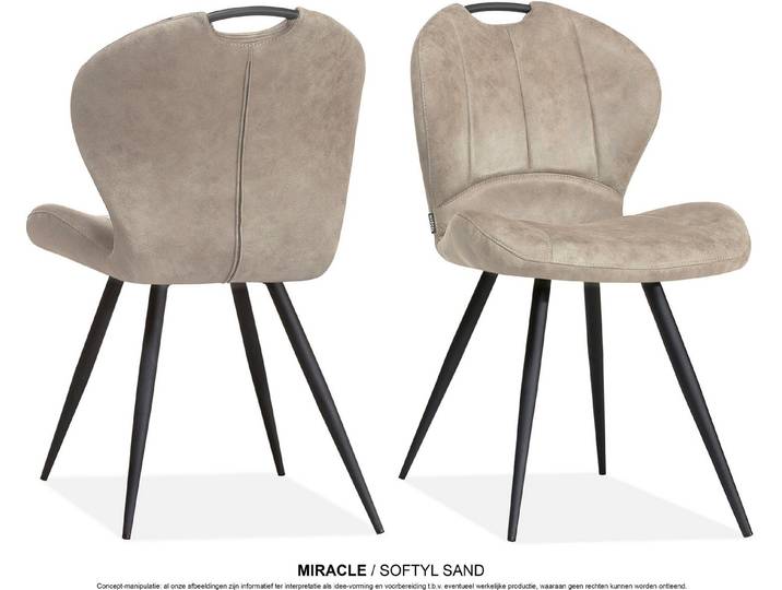 OMG Design Esszimmerstuhl Miracle (Set, 1 St), Esszimmerstuhl, pflegeleichter Bezug