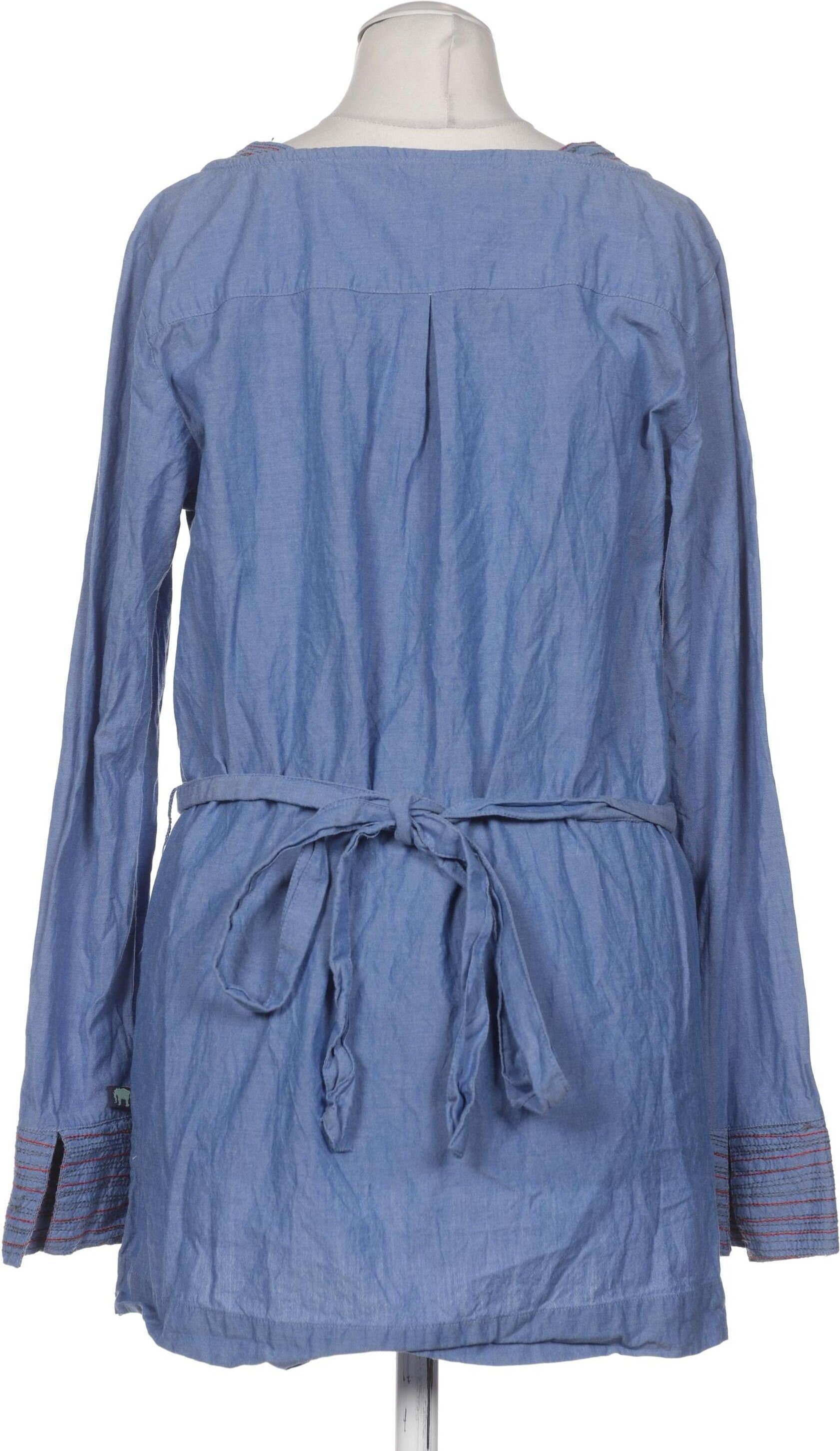 Tranquillo Damen Bluse, Blau, Gr. M, Baumwolle - Second Hand