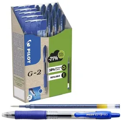 Pilot 12er-Pack Gelschreiber »G2-07« inkl. 12 Ersatzminen blau