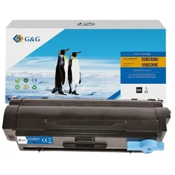 G&G Toner ersetzt Lexmark »55B2X00 / 55B2X0E« schwarz schwarz