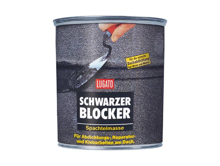 Lugato Spachtelmasse Schwarz 1 kg