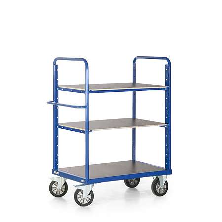 Bako Logistiksysteme Etagenwagen R1200 ohne Gitter mit 3 Ladeflächen 1500mm hoch 1200x800mm