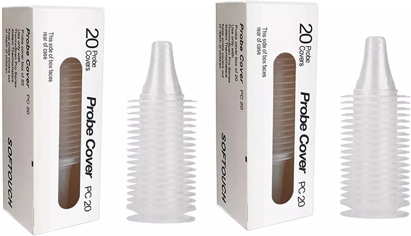 INF Hygiene-Schutzhüllen für Ohrthermometer von Braun 20 Stück 2er-Pack