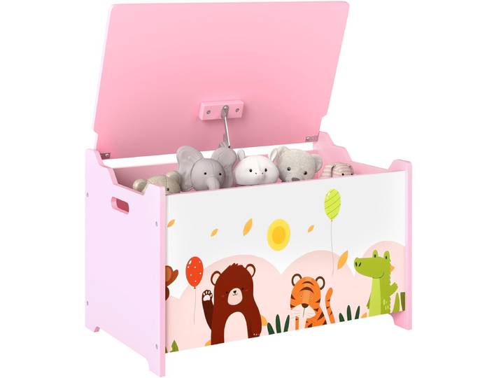 AIYAPLAY - Kinderopbergkist - MDF - 60x37x39cm - Roze
