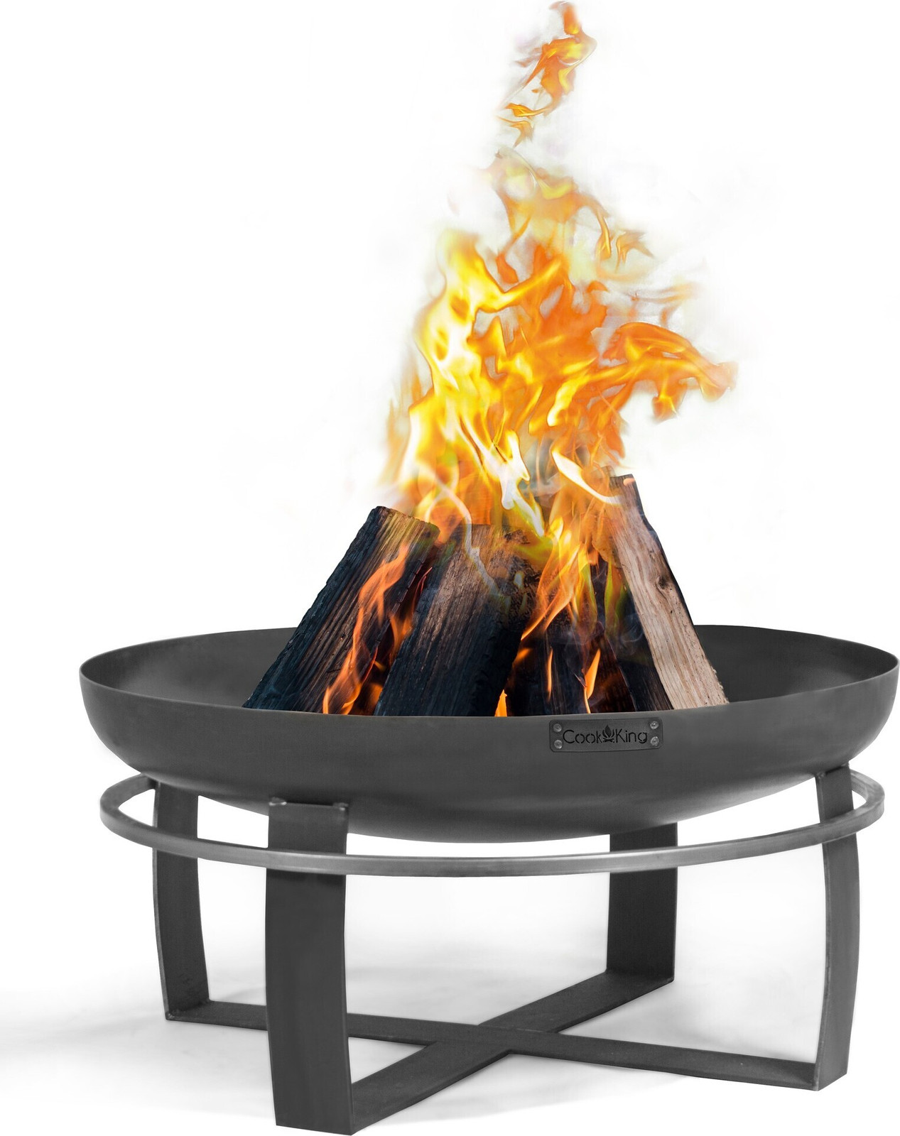 CookKing vuurkorf Viking 60, zwart, Ø 60 x 36 cm