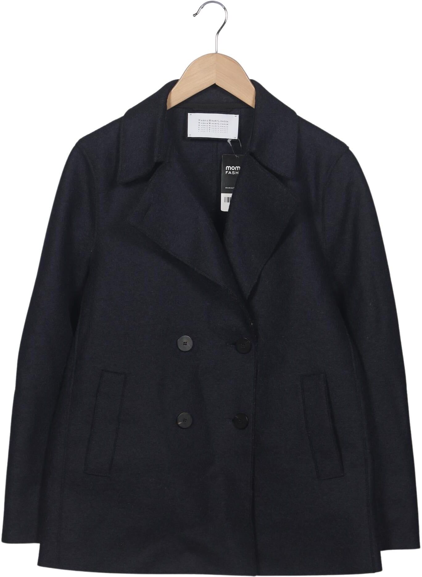 Harris Wharf London Damen Jacke, Marineblau, Gr. EU 46, Schurwolle - Second Hand