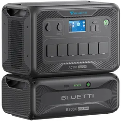 Bluetti AC300 3000 W Home Backup mit 1 x B300K | 2,7 kWh Speicher