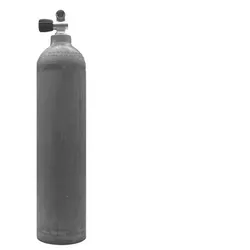 Polaris - MES 7 L Aluflasche natur 200 bar mit Ventil 12144