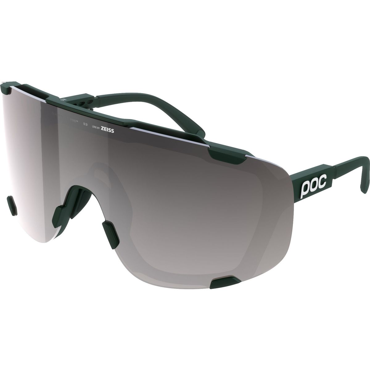 POC Devour WF + pargasite green/clarity road/sunny silver (9623) ONE DV10149623ONE1