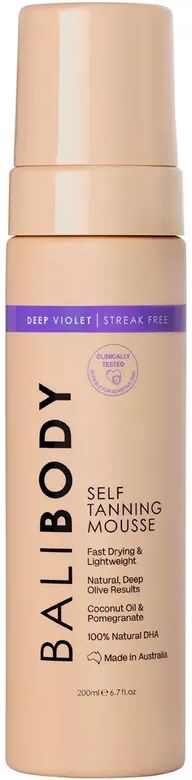 BALI BODY - Deep Violet Tanning Mousse - Bräunungs-Mousse in dunklem Violett, 200 ml, Fantasie