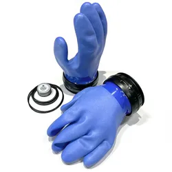 Rolock 3 - Dryglove Komplettsytem mit Handschuhen - Farbe: Blau - Größe: XL