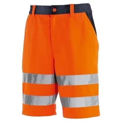 Warnschutz Shorts "ERIE" orange/marine - 52