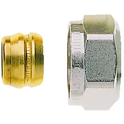 Heimeier Klemmverschraubung 3800-15.351 15mm, vernickelt, für Kupfer-/Präzisionsrohr, M 24x1,5 AG