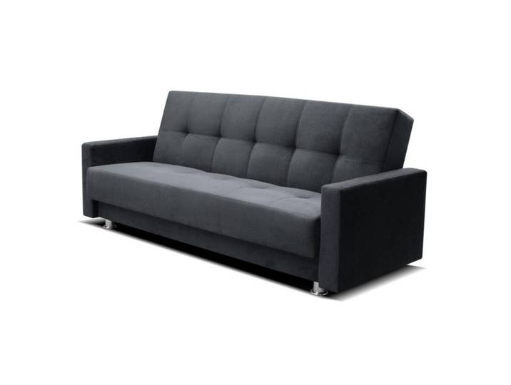 Sepro Meble Sofa Grafit ALA Mit Schlaffunktion, Graphitfarben, 225x92x88 cm, Babymöbel & Kindermöbel, Kinderzimmer & Jugendzimmer, Schlafsofas