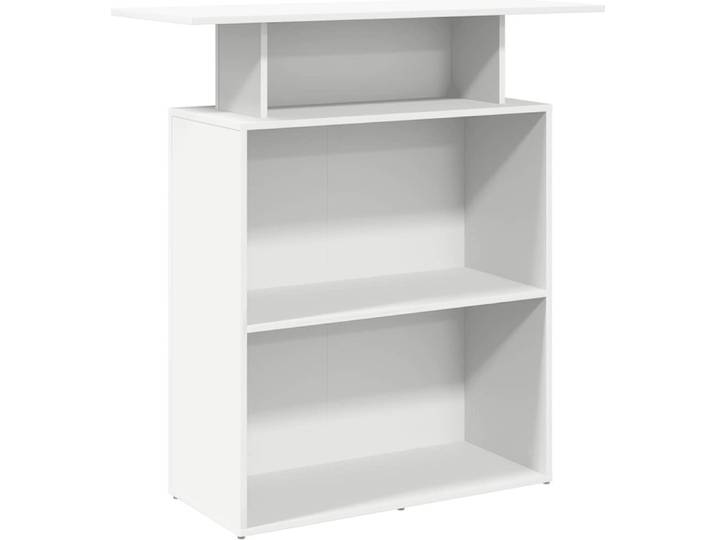 vidaXL Empfangstresen Weiß 100 x 40 x 104 cm Holzwerkstoff