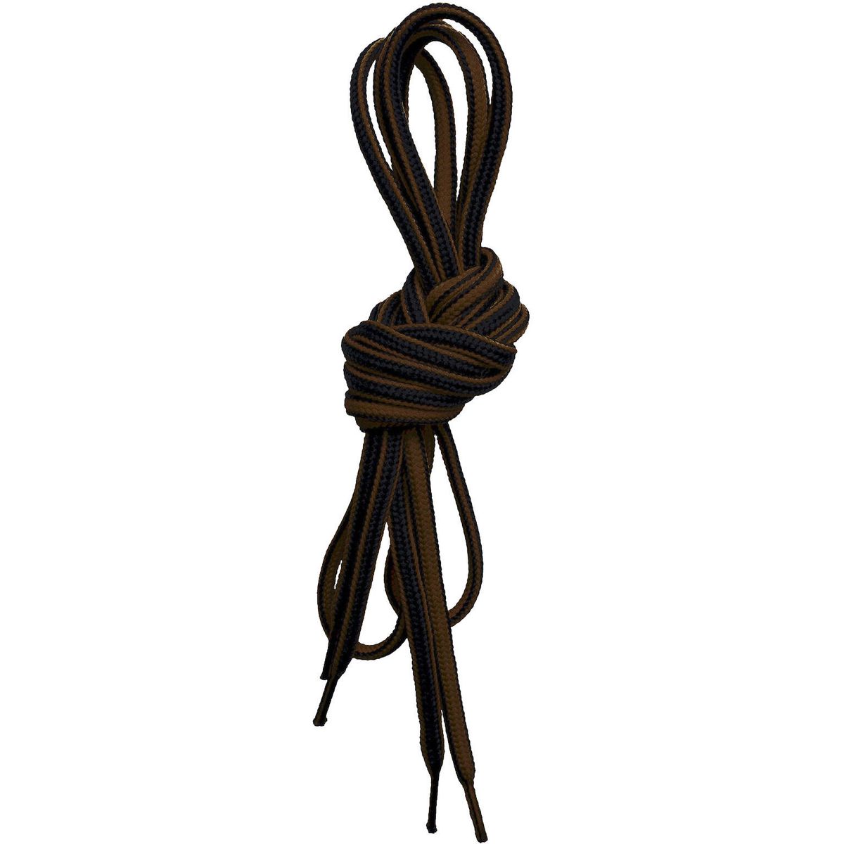 Lundhags Round Shoe Laces 150cm black/brown (913) 150CM 1050203-913-150CM