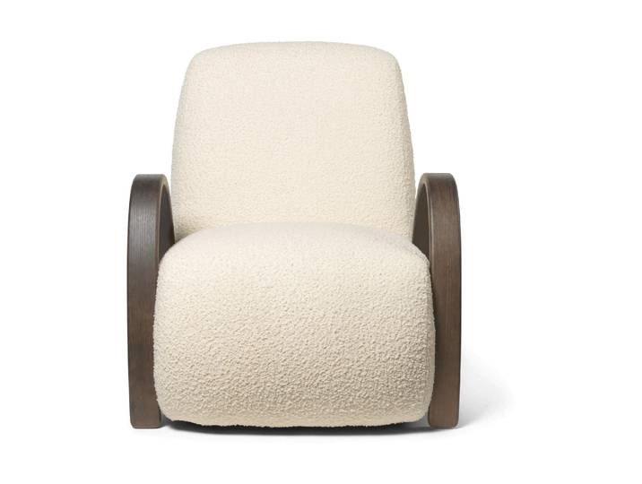 Ferm Living Buur lounge chair Nordic Bouclé Crèmekleurig