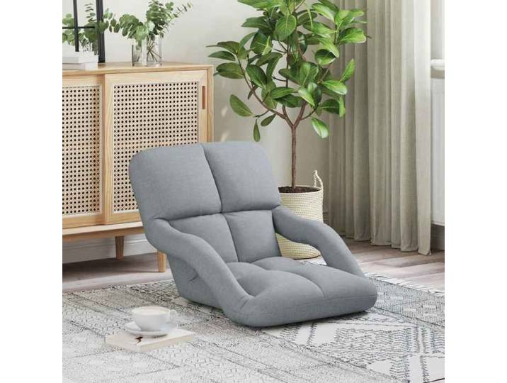 Chaise intérieure moderne Fauteuil de sol réglable avec accoudoir(7590）