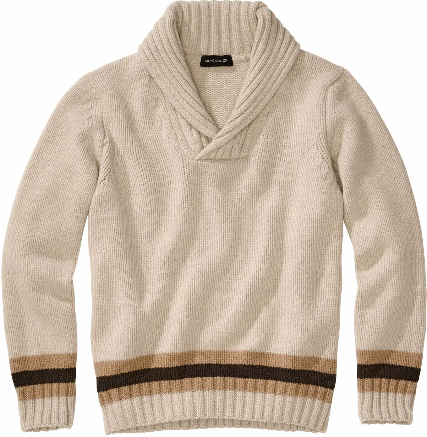 noch offen Studio-Schalkragen Beige 58